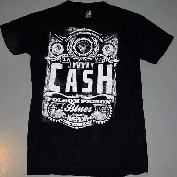 Zion Rootswear Other - Johnny Cash black medium T-shirt Live Folsom Prison